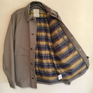 Haglofs Mora Lined Jacket Pockets Driftwood Cotton Blend XL